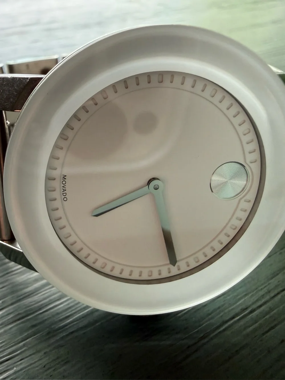 Movado Bold Watch White and Stainless Steel Men's Watch